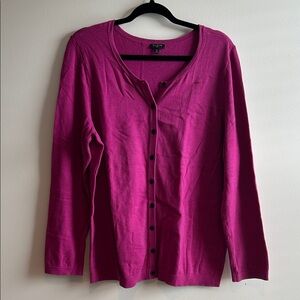 Talbots Pink Cardigan Sweater